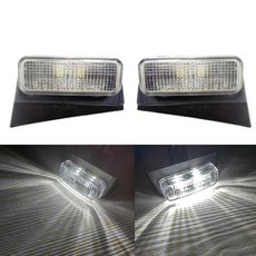 볼보 FH FM 트럭용 24V LED 백색광 선바이저 조명 캡 상단 신호등 OEM 82349221 82348508 82349220(595621), 1pair white, 1pair white