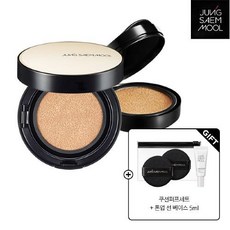 정샘물 에센셜 스킨 누더 롱웨어 쿠션 리필 포함 +레드케이스+레드퍼프+톤코렉팅5ml, 미디엄@16720818, 옵션선택