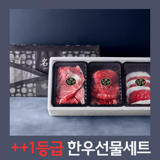 ++1등급 투뿔 한우 선물세트 2호 꽃등심 200g+치마살 200g+준특수부위 400g+차돌양지 200g, 1개