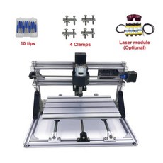 미니 cnc 라우터 1610 500 mw 2500 mw 5500 mw 레이저 조각기 pcb 밀링 목재 조각 기계 grbl 제어, 01 500MW Laser