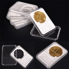 PCCB 동전 석판 디스플레이 등급 케이스 1 개 보호 홀더 보관 상자, 33mm, 1개