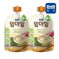 맘마밀 매일 안심이유식 9개월부터, 100g, 5개, 미역과 소고기