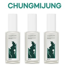 정품) 청미정 다시마 유기농 헤어 & 두피 에센스 80ml EM발효 헤어에센스 + 샘플증정, 청미정 다시마 유기농 헤어 & 두피 에센스 x 3개