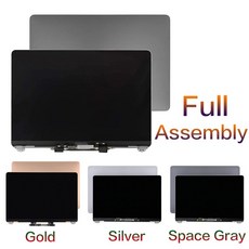 노트북 LCD 스크린 디스플레이 Macbook Pro Air A1706 A1708 A1989 A2159 A2289 A2251 A1932 A2179 A2337 A2338 A2141, [27] A2141 Silver, [02] Full Screen