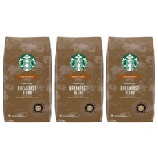 스타벅스 홀빈 원두커피 스타벅스 블랙퍼스트 블렌드 미디엄 로스트 1.13KG 3통, 3개