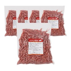 벅스웨이 소고기 다짐육 1kg, 5개
