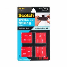 3M 스카치 강력 CLT33 블랙박스 하이패스용 투명 폼 양면테이프, 1개