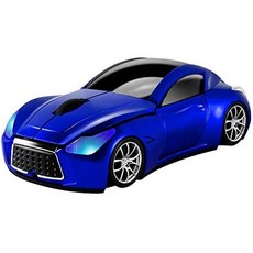 Usbkingdom Cool 스포츠 자동차 모양 2.4GHz 무선 마우스 광학 무선 마우스 with USB 리시버 수신기 for P, One Color_Blue, One Color, 상세 설명 참조0
