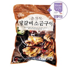 트레이더스 참프레 춘천식 닭갈비 소금구이 1KG [아이스박스] + 더메이런알콜티슈, -