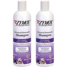  Zymox 자이목스 반려동물 알러지 염증 가려움 샴푸 355ml 2팩 