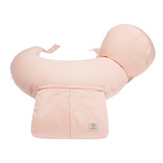 투빈스토리 레자베게중 큰부리원숭이 아디허리보호대 베개를 베면 흘러넘쳐 사레가 들게 예방한다 젖신 기 어린애 줄 여보 가로, 벚꽃 핑크 （분유병 주머니 ）