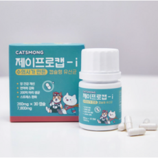  제이프로캡-i 반려동물 유산균 영양제 30캡슐 1개월~3개월 수의사개발 프로바이오틱스 황금변 장건강 변비 영양제, 3개월 