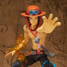 반다이 원피스 SHF 포트거스D 에이스 피규어, 1개