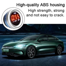 52mm Oil Pressure Gauge Car Digital Meter LED Display 9 35V with 8NPT Sensor Alarm Function, 1개