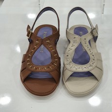 미소페 경랑화 천연가죽 여성 기능성 샌들(3CM)112124047MHC