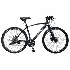 지멘스 700C 나이즈F 27단 40mm림 기계식디스크 알루미늄핸들 리퍼상품 무료조립 하이브리드 자전거, 170cm, 나이즈F 매트블랙(전시상품)완전조립 출고