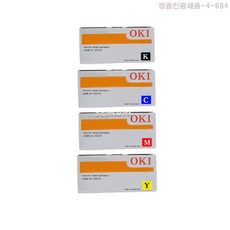 3C77BD 오키 정품토너 4색세트 ES8441n 44844529 44844530 44844531 44844532, 1, 본상품선택