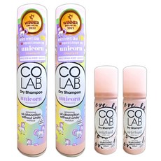 코랩 드라이 샴푸 200ml x 2개 + 50ml x 2개 유니콘, 1개, 500ml