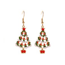 굿도우 여성 크리스마스 장식 귀걸이