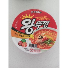 왕뚜껑 컵라면 110g, 6개