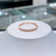 로이드 14K 18K 원형 잔컷팅 큐빅포인트 미스링 인천 뉴코아점 반지