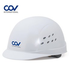 코브 COV-HF-008 초경량 통풍 안전모 경작업모, 백색