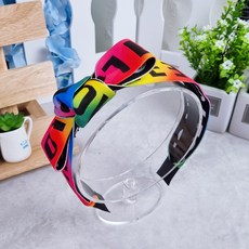 무지개헤어밴드