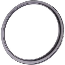 55mm ~ 58mm 스텝 업 링 필터 어댑터 세트 금속 스테 어댑터용 렌즈 후드 캡블랙