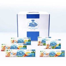 247 푸드팩 세트 패키지 친환경 비닐팩 지퍼백 6종 지퍼백 롤백 봉투형, 1개
