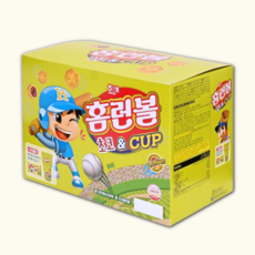 홈런볼 컵런볼 초코 & 컵 기획 홈런볼컵 128g