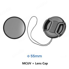 컨셉 MCUV 필터 초슬림 광학 멀티 코팅 자외선 보호 카메라 UV 렌즈 필터 3786mm, 09 55mm AB, 09 55mm AB, 1개