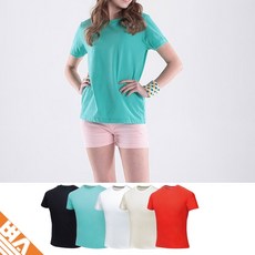남녀 공용 단색 라운드 반팔티 단체티 무지티 S-3XL