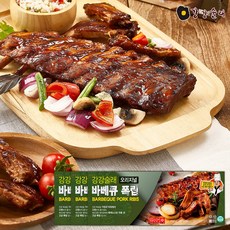 강강술래 오리지널 바베큐폭립 450g, 3개