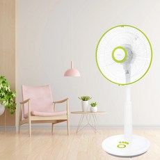 기본 선풍기 스탠드형 좌석용 가정용 3종 택 1, (시원한 블루)