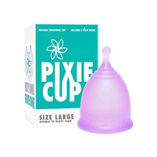 픽시 생리컵 랭킹 1위는 가장 편안한 생리컵과 다른 어떤 브랜드보다 더 먼 거리의 스템으로 각 컵원산이 구입한 컵입니다, One Color, Extra groß