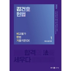 2024 김건호 헌법 비교불가 헌법 기출지문 OX, 메가스터디교육(공무원)
