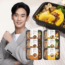바르닭 바른도시락 시즌1 6종 혼합, 250g, 6팩