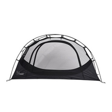 비달리도 코트텐트 캠핑 야전침대 메쉬창 모기장 텐트, 블랙, 모기장+플라이