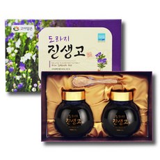 고이담은 도라지진생고 도라지청 배즙 유기농 목편한 도라지배즙 무 도라지차 약도라지 스틱 도라지정과 효능 부모님선물 추천, 2개, 500g
