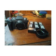 후지필름 XT5 카메라 본체 셔터 수 878개 배터리 7개