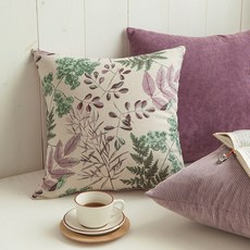 마리하우스 거실 소파 인테리어 플라워 패브릭 로라 쿠션커버