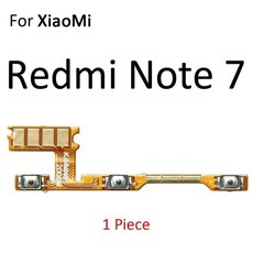 전원 켜기 끄기 음소거 스위치 제어 키 볼륨 버튼 XiaoMi Redmi 용 플렉스 케이블 참고 8T 8 7 6 Pro 8A 7A 6A S2 교체 부품, 4.For Redmi Note 7