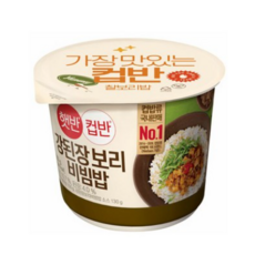 씨제이 강된장 보리비빔밥, 18개, 280g