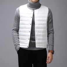 더맨쉽 U넥 초경량 패딩조끼 SBTVT12001