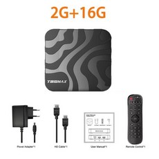 셋톱박스 H618 스마트 TV 박스 T95 MAX 안드로이드 12 6K 3D 와이파이 2.4G 및 5.8G 램 8G 롬 128GB 64GB BT 구글 보이스 미디어 플레이어, CHINA_미국 플러그 | 2G 16G Normal R - 스마트tv박스