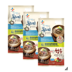 CJ 동치미물냉면 비빔냉면 4인분 3팩, 474g