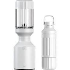  비스트 블렌더 토날 | 주방 조리대 디자인 스무디와 쉐이크 드레싱 소스 딥 스테인리스 병 빨대 캡과 포함 1000W 클라우드 화이트, Cloud White 