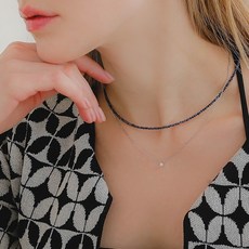 천연사파이어목걸이