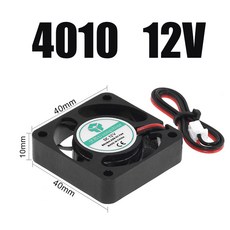 3D 프린터용 냉각팬 원심 송풍기 브러시리스 2 선 팬 3010 DC 12V, 02 4010 12V, 07 1PCS