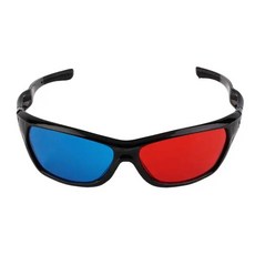 가상현실 블랙 프레임 레드 블루 3D 안경 블랙 프레임 차원 Anaglyph TV 영화 DVD 게임 비디오는 현실의 감각을 제공합니다, 1.as show